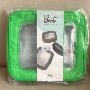 NWT Lug 3-Piece Bento Box in Lime Green 🍋‍🟩